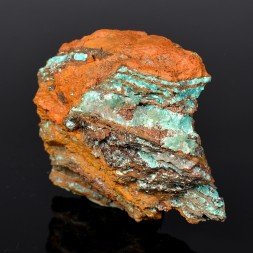 Aurichalcite and limonite – Ojuela Mine, Mapimi, Durango, Mexico