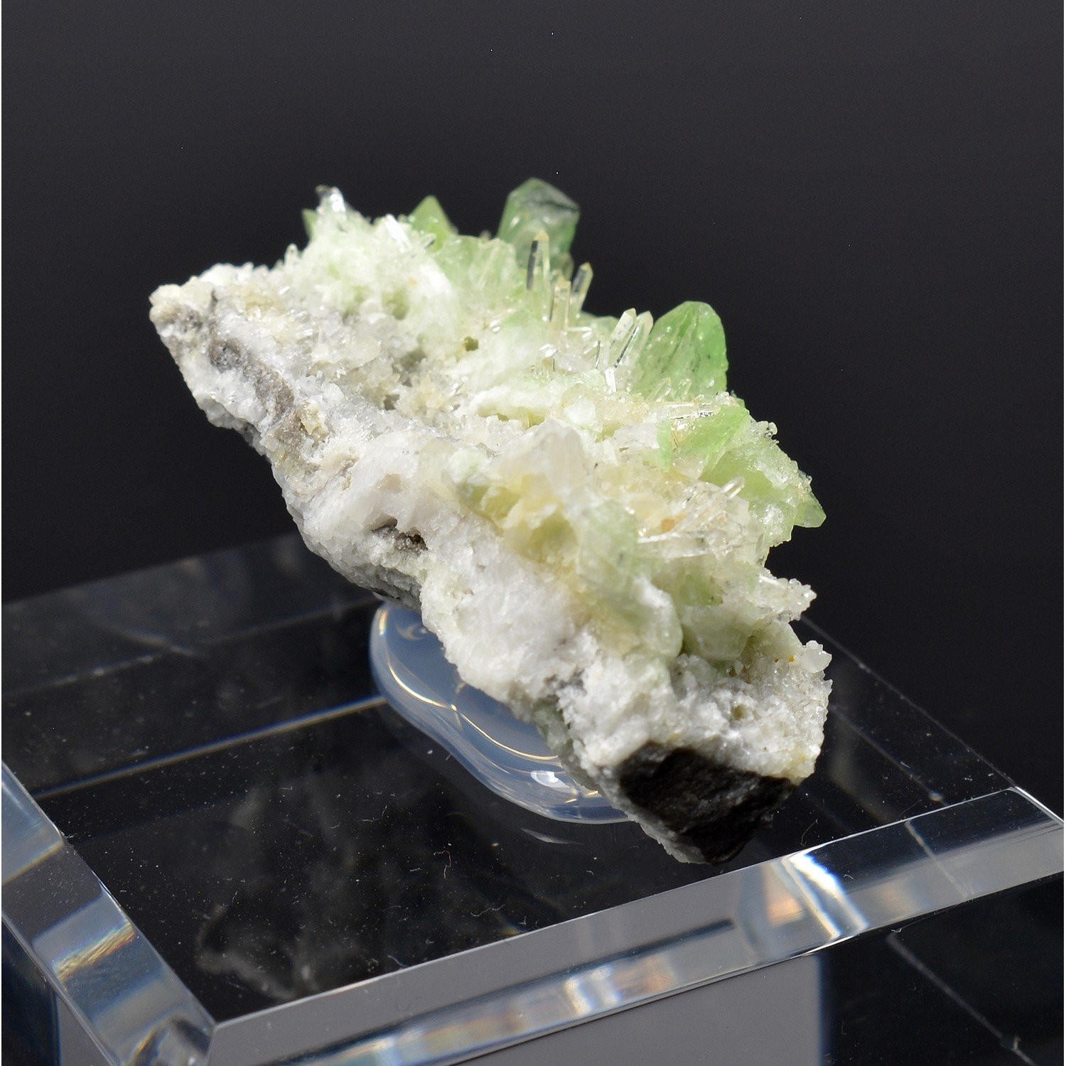 Augélite et quartz - Mine Tamboras, Mundo Nuevo, la Libertad, Pérou