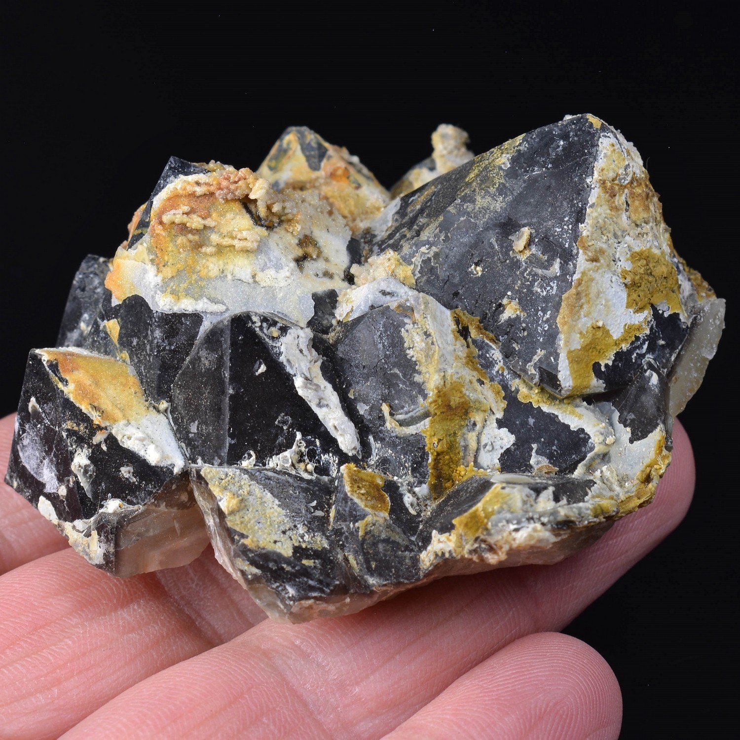 Quartz morion - Ploemeur, Morbihan, France Quartz morion - Ploemeur, Morbihan, France