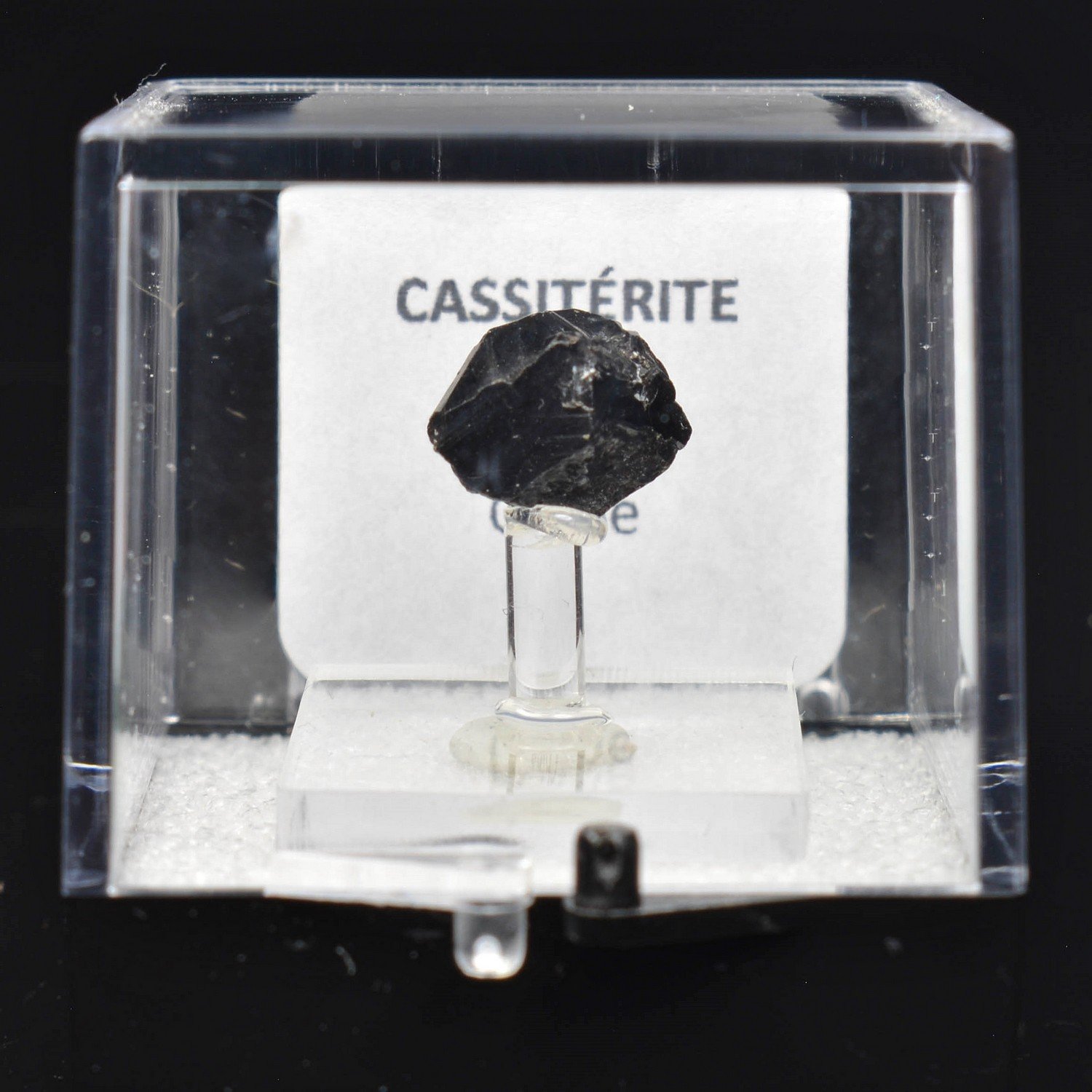 Cassitérite - Pingwu beryl mine, Monts Xuebaoding, Chine