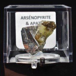 Arsenopyrite and apatite – Panasqueira Mine, Covilhã, Portugal