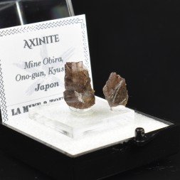 Axinite - Obira Mine, Ono District, Kyushu, Japan