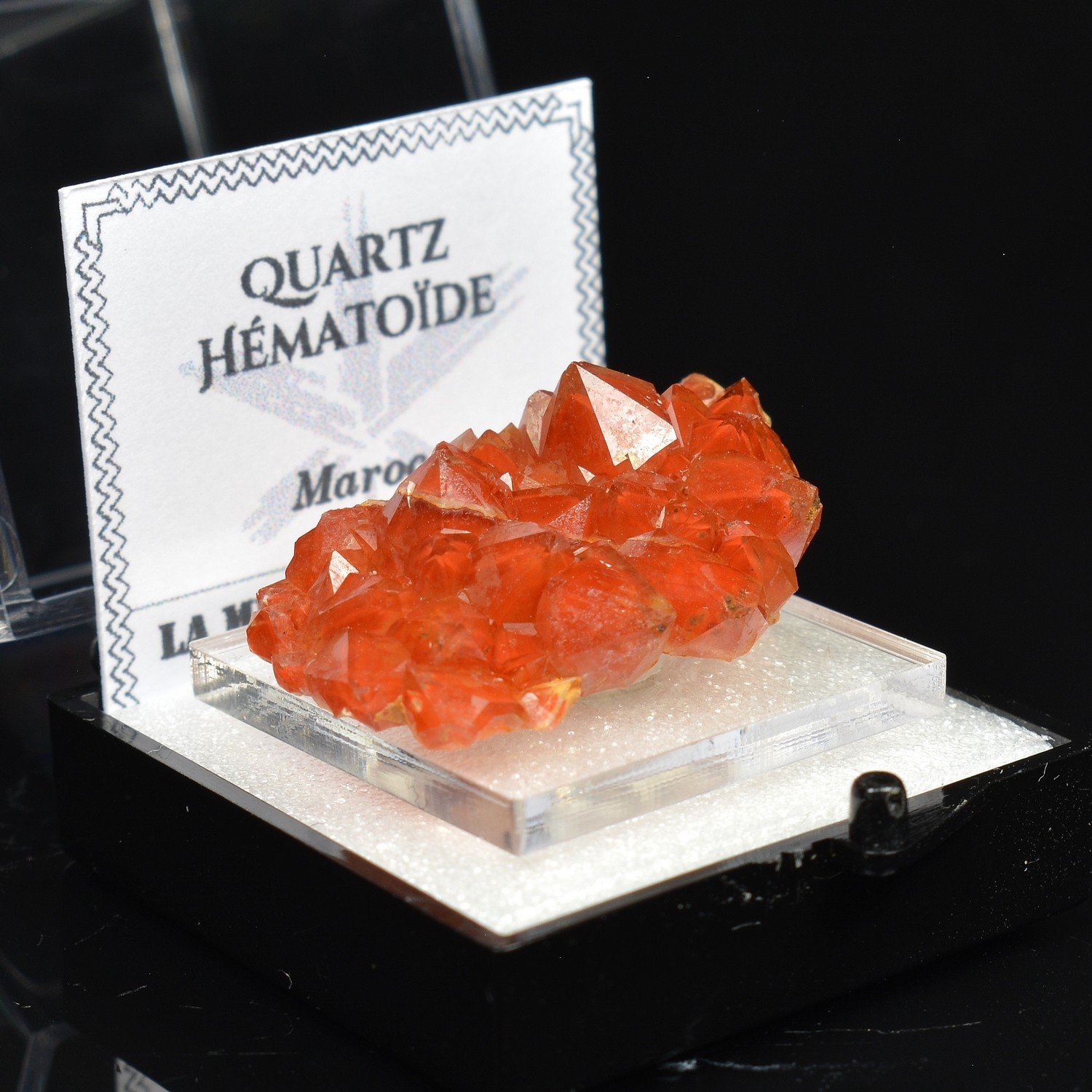 Haematite quartz - Morocco