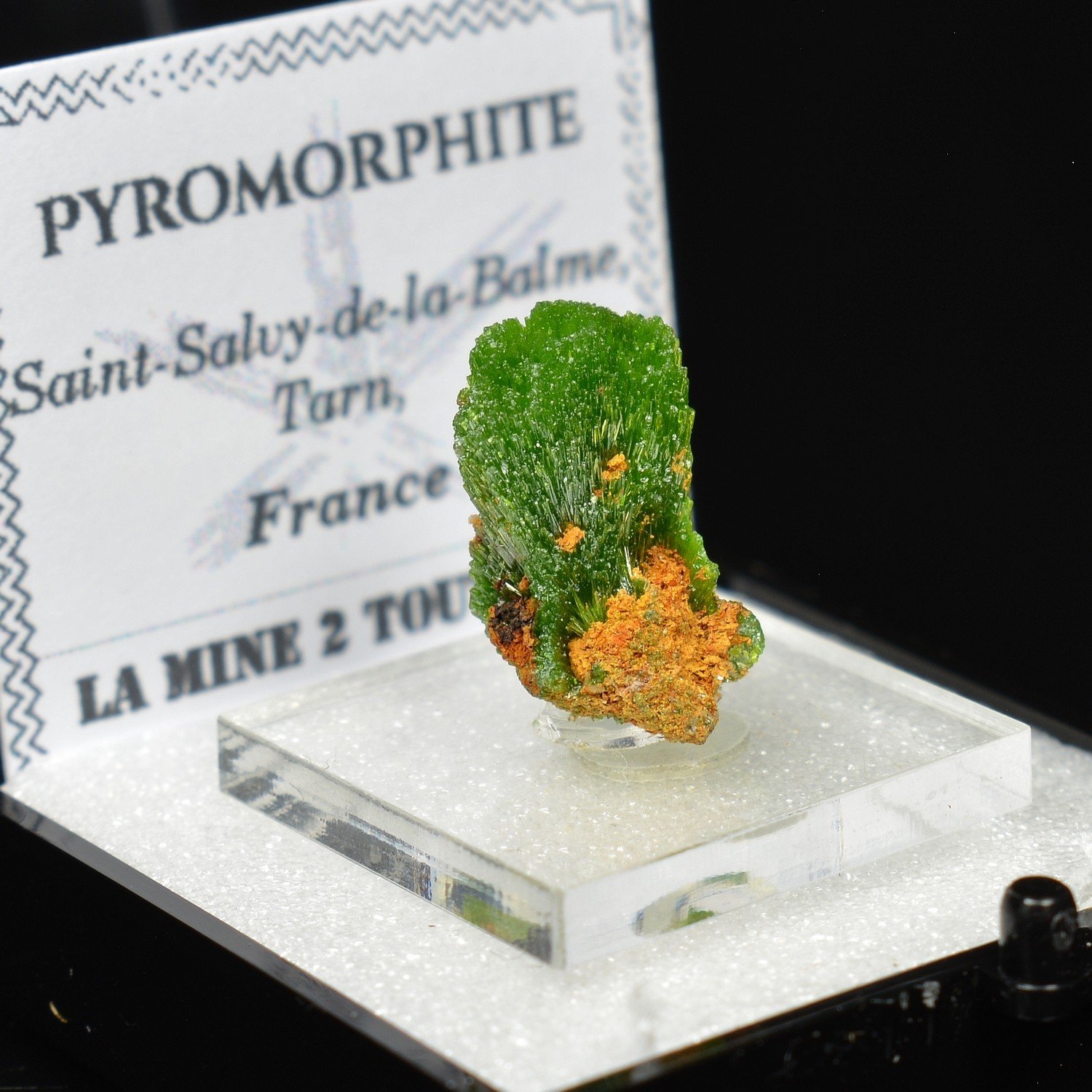 Pyromorphite - Saint-Salvy-de-la-Balme, Tarn, France