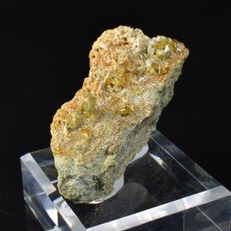Epidote et diopside - Rodingites italiennes, Vallée d'Aoste, Italie