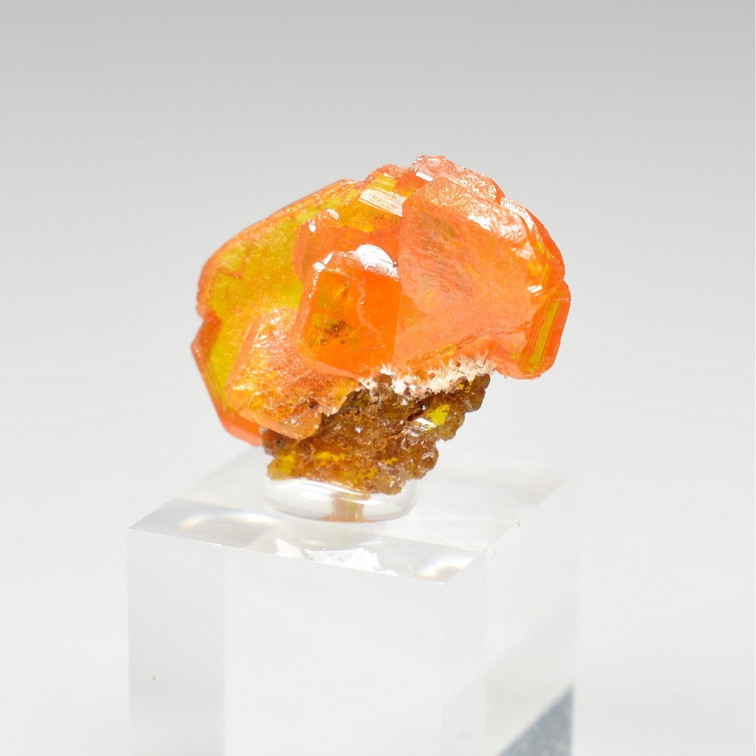 Wulfenite - Erupcion Mine, Los Lamentos, Mexico