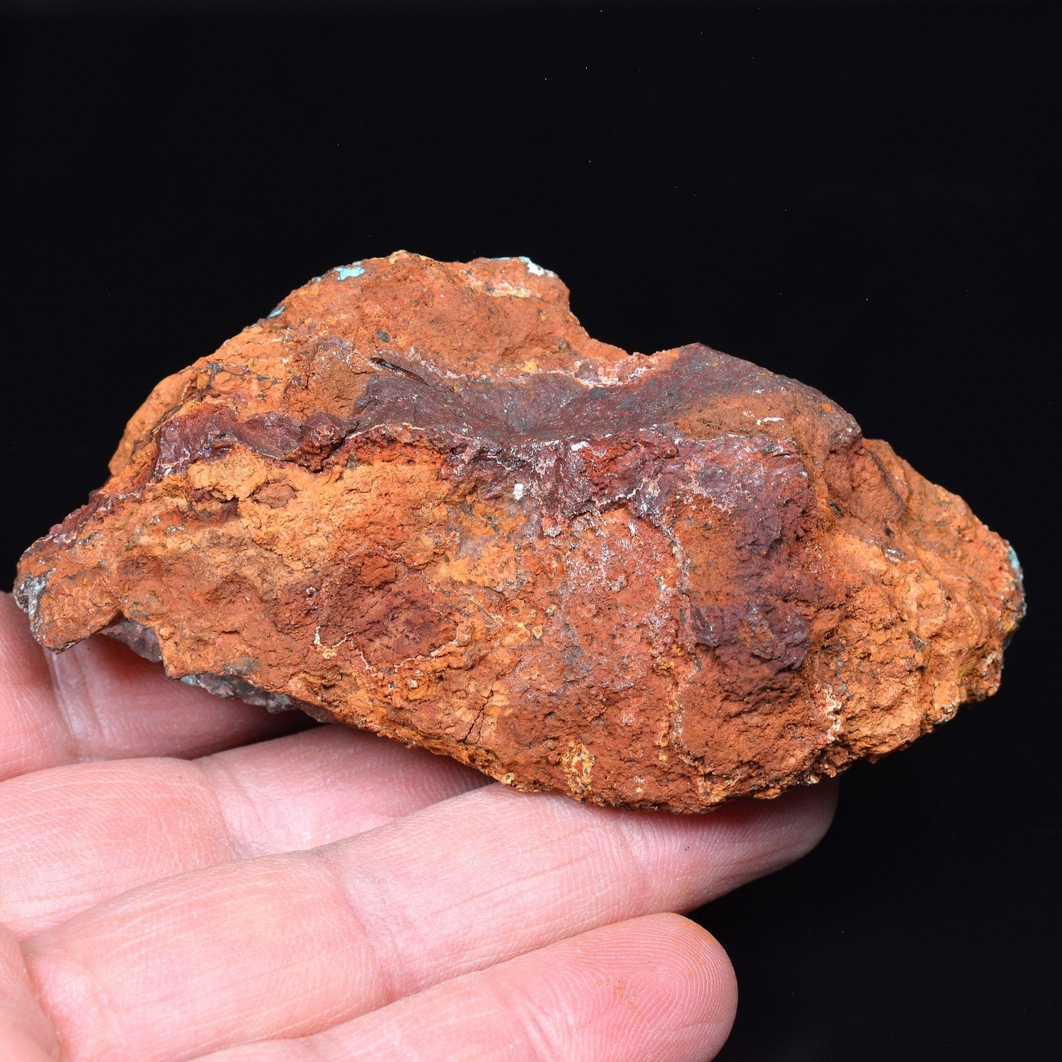 Aurichalcite et gypse - Mine Ojuela, Mapimi, Durango, Mexique