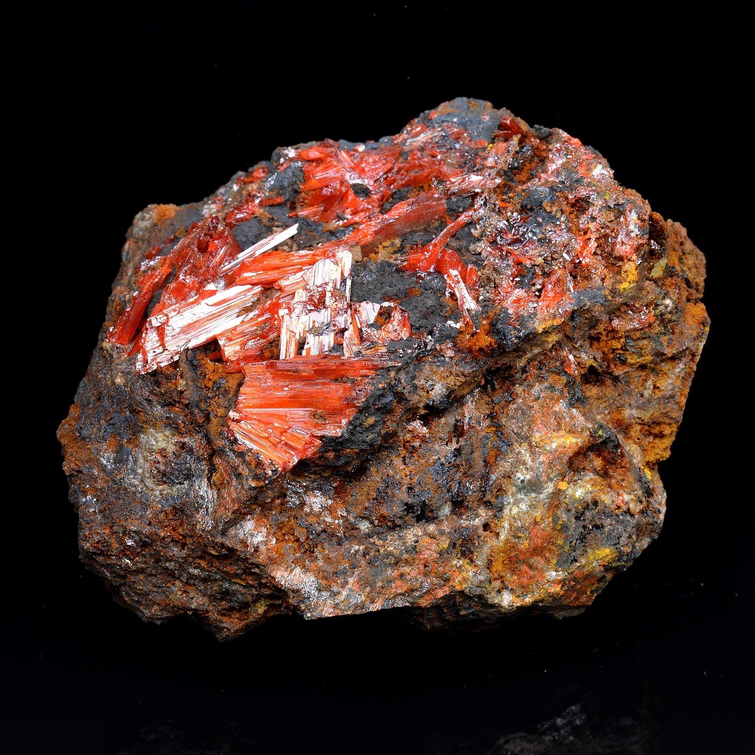 Crocoite – Red Lead Mine, Tasmania, Australia Crocoite – Red Lead Mine, Tasmania, Australia