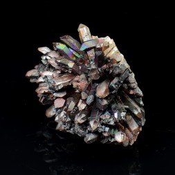Goethite irisée sur quartz - Massif d'Itremo, Madagascar
