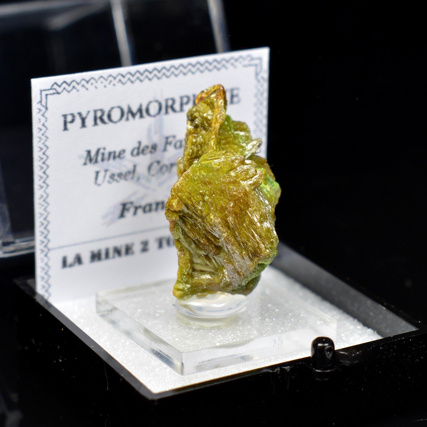 Pyromorphite - Les Farges Mine, Ussel, Corrèze, France