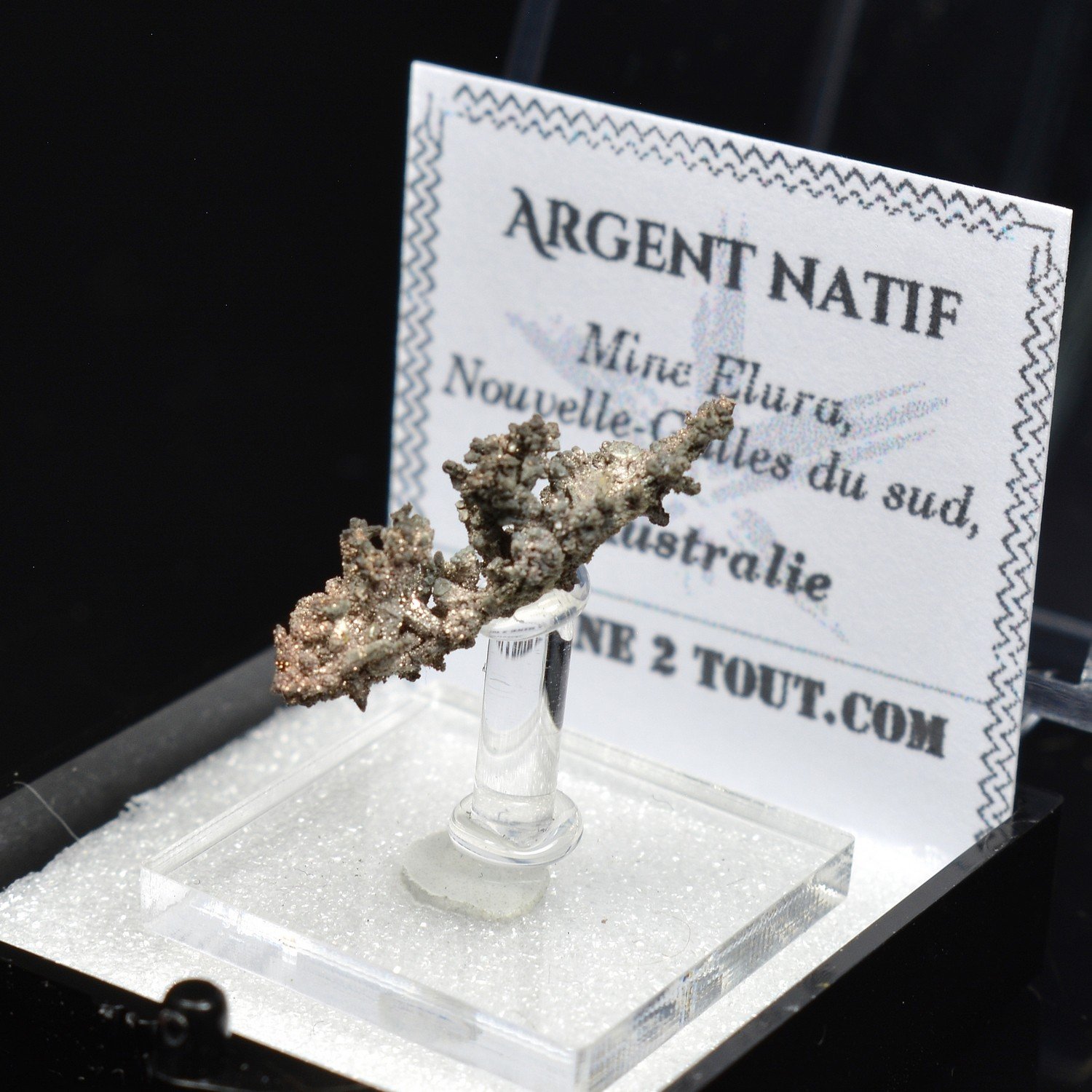 Argent Natif - Mine Elura, Nouvelle-Galles du Sud, Australie