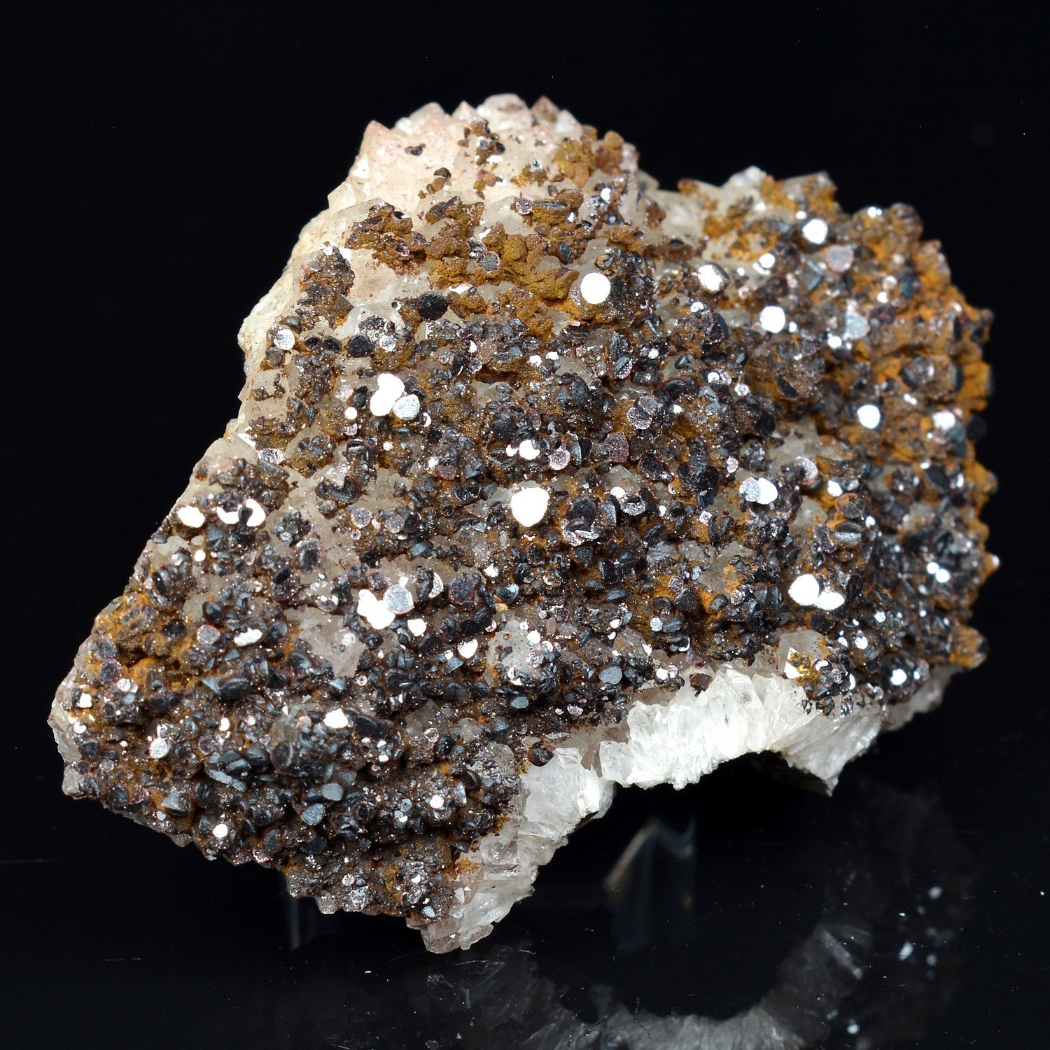 Hématite sur quartz - Filon Bernardstein, Haut-Rhin, France