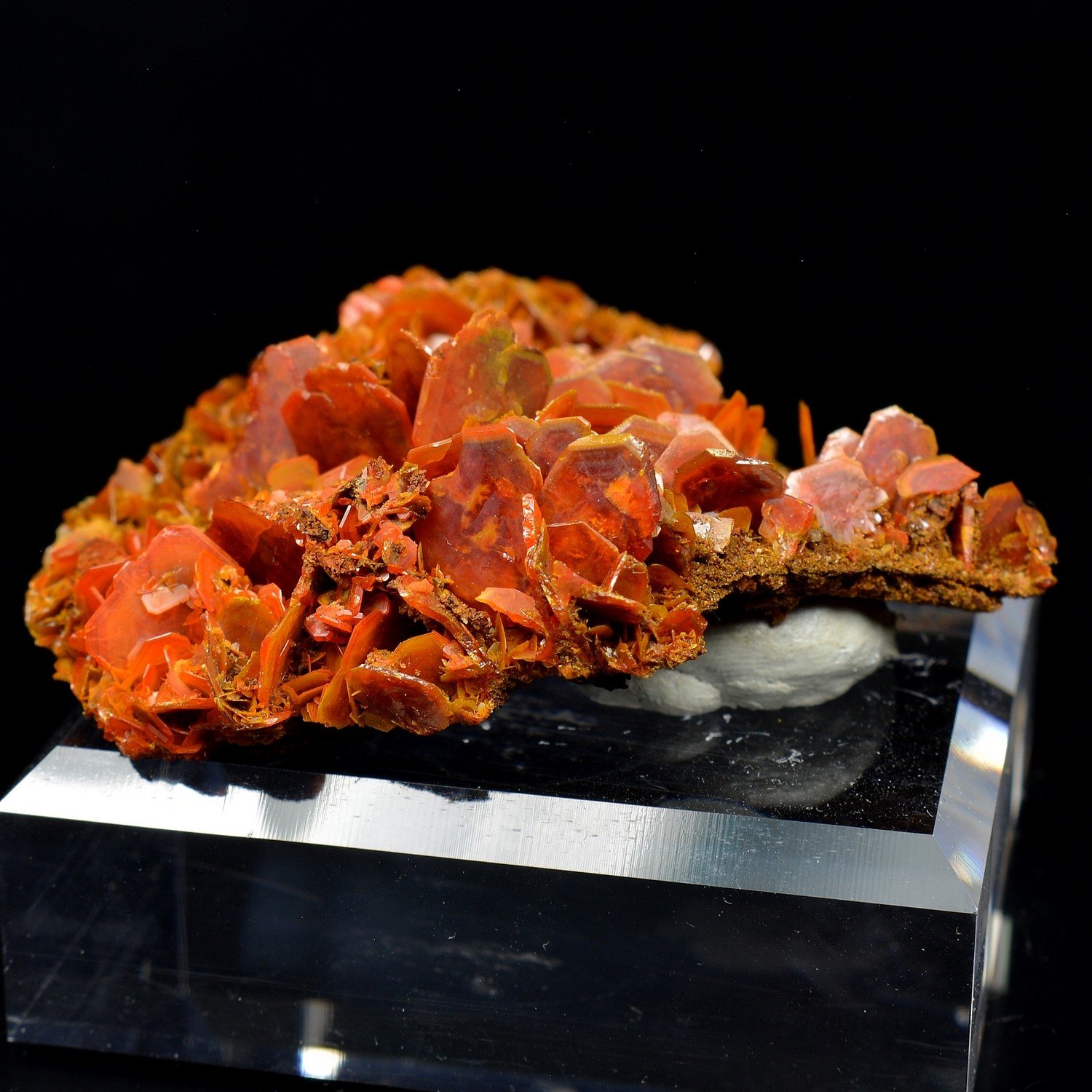 Wulfénite - Mine Jianshan, Région du Xinjiang, Chine