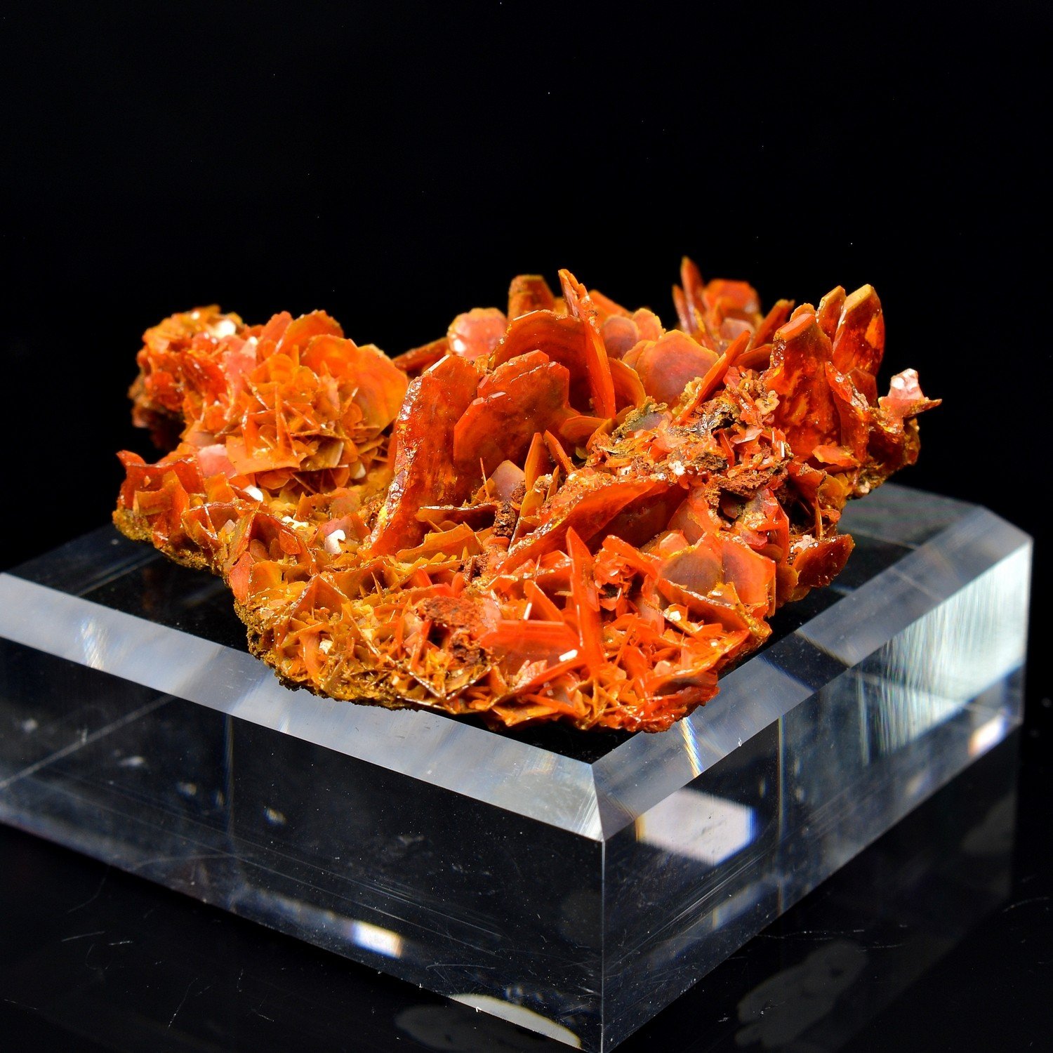 Wulfenite - Jianshan Mine, Xinjiang Region, China