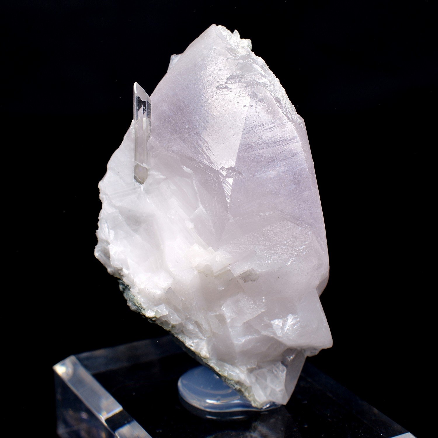 Calcite and Quartz - Fond Poulain, Maronne, Isère, France