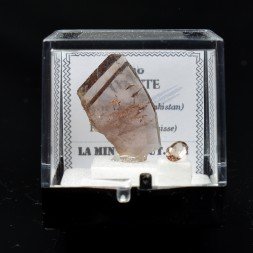 AXINITE - DUO Cut Stone and Crystallized Stone