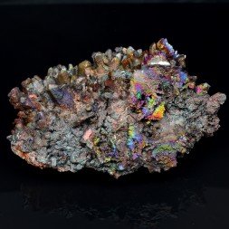 Iridescent goethite (turgite) on quartz - Itremo Massif, Madagascar