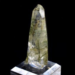 Quartz with actinolite inclusions - Ganesh Himal, Nepal