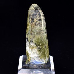 Quartz with actinolite inclusions - Ganesh Himal, Nepal