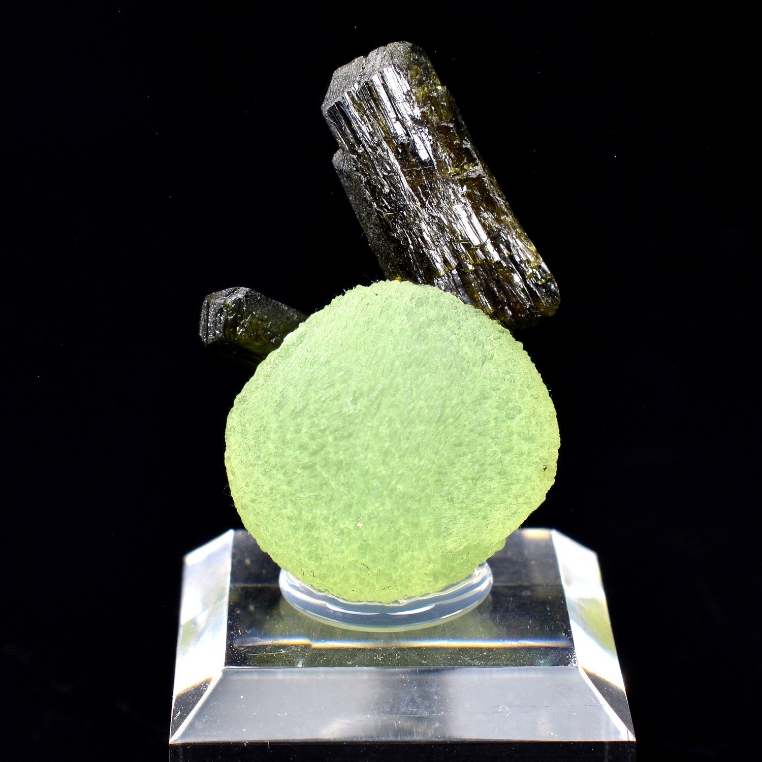 Prehnite et épidote - Diamonkara, Kayes, Mali