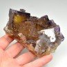 Fluorite and Calcite - Minerva Mine, Cave-in-Rock, Illinois, United States