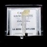 Calcite sur scolécite - Maharashtra, Inde