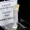 Calcite sur scolécite - Maharashtra, Inde