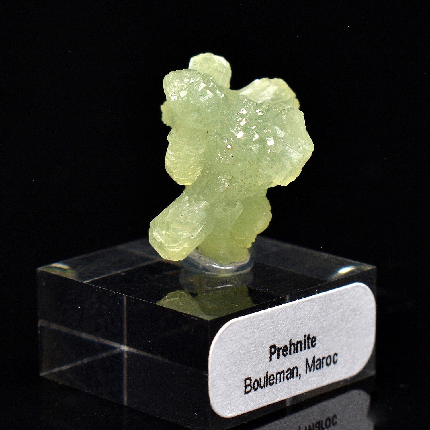 Prehnite - Boulemane, Imilchil region, Morocco