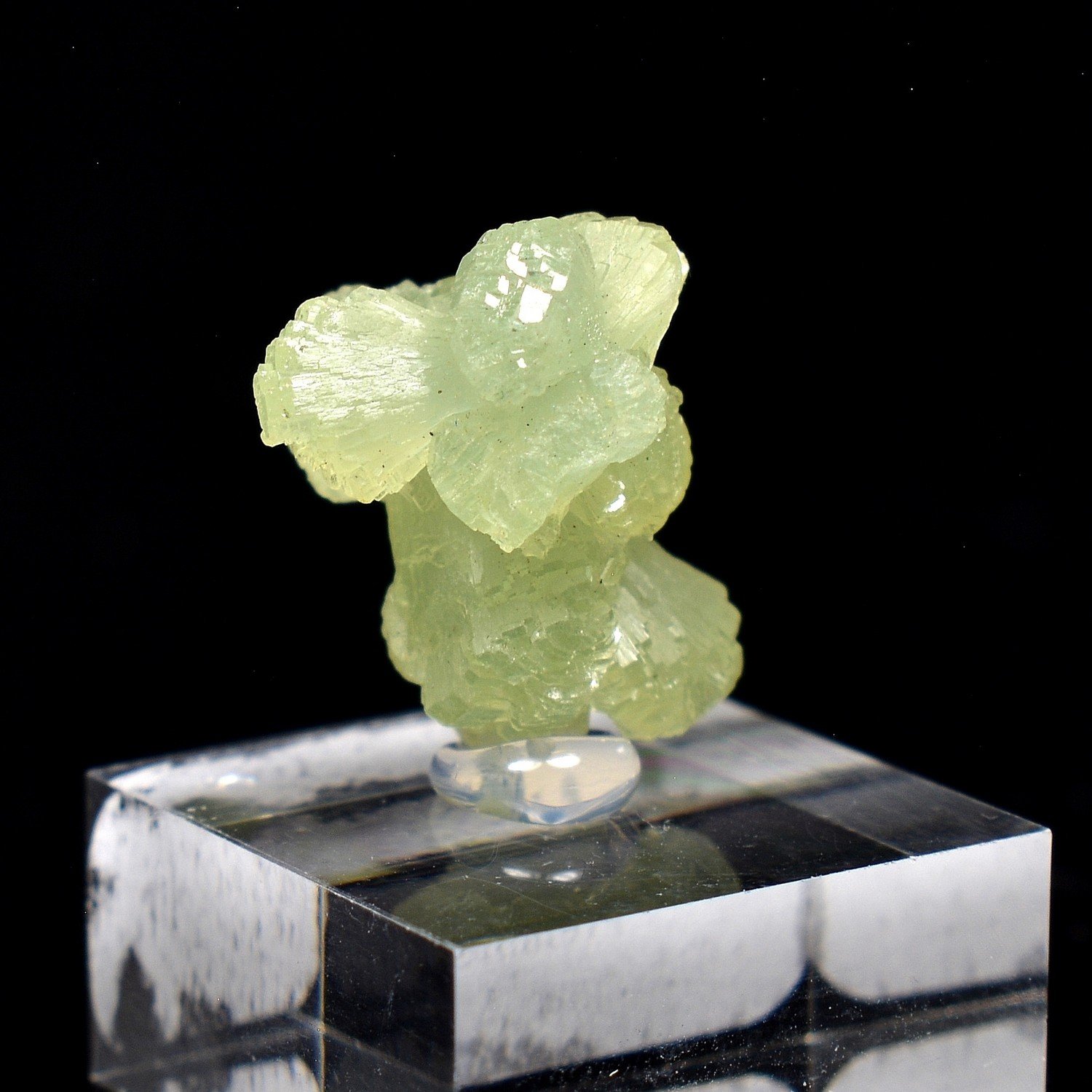 Prehnite - Boulemane, région d'Imilchil, Maroc