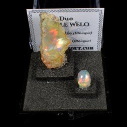 OPAL - DUO Cut Stone and Crystallized Stone