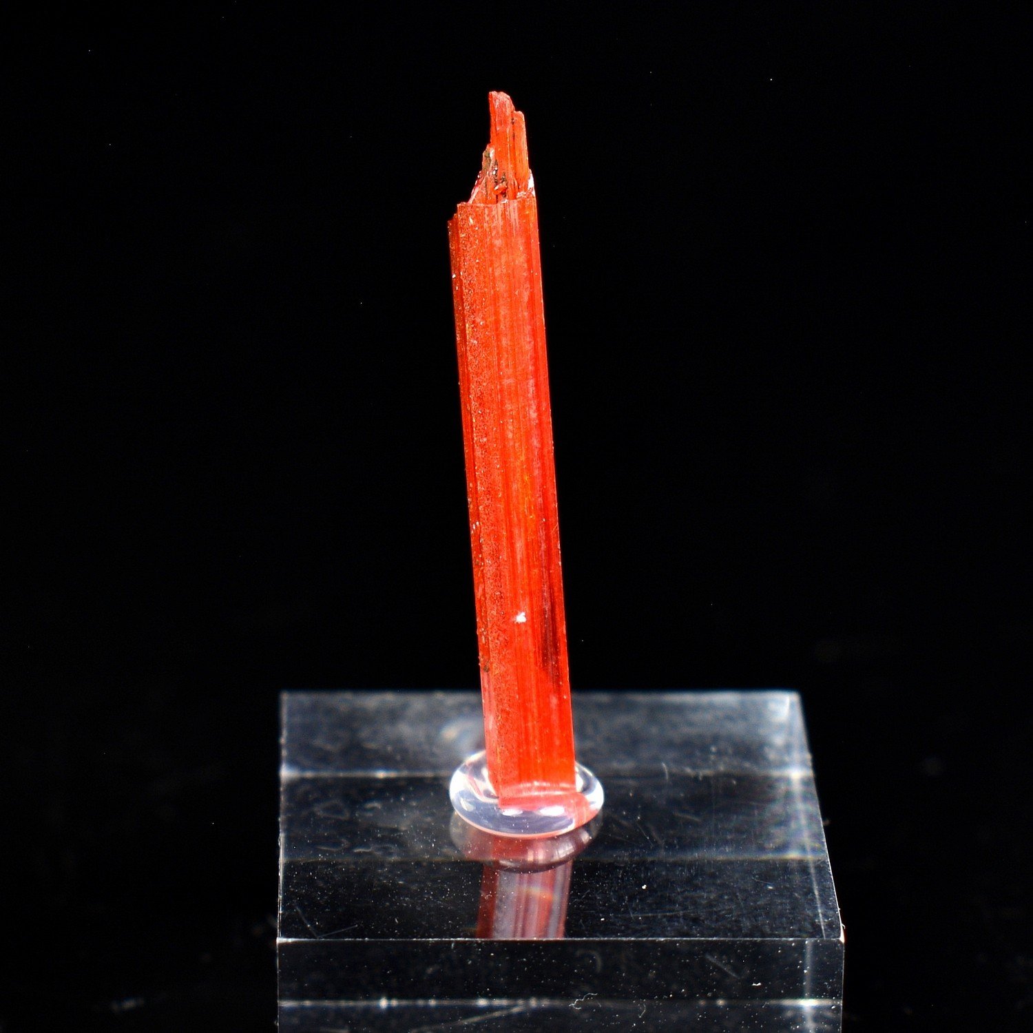 Crocoite - Red Lead Mine, Tasmania, Australia