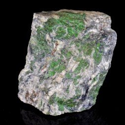 Euphotite with smaragdite - Orezza, Haute-Corse, France