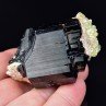Schorl tourmaline and hyalite opal - Erongo Mountains, Namibia Schorl tourmaline and hyalite opal - Erongo Mountains, Namibia