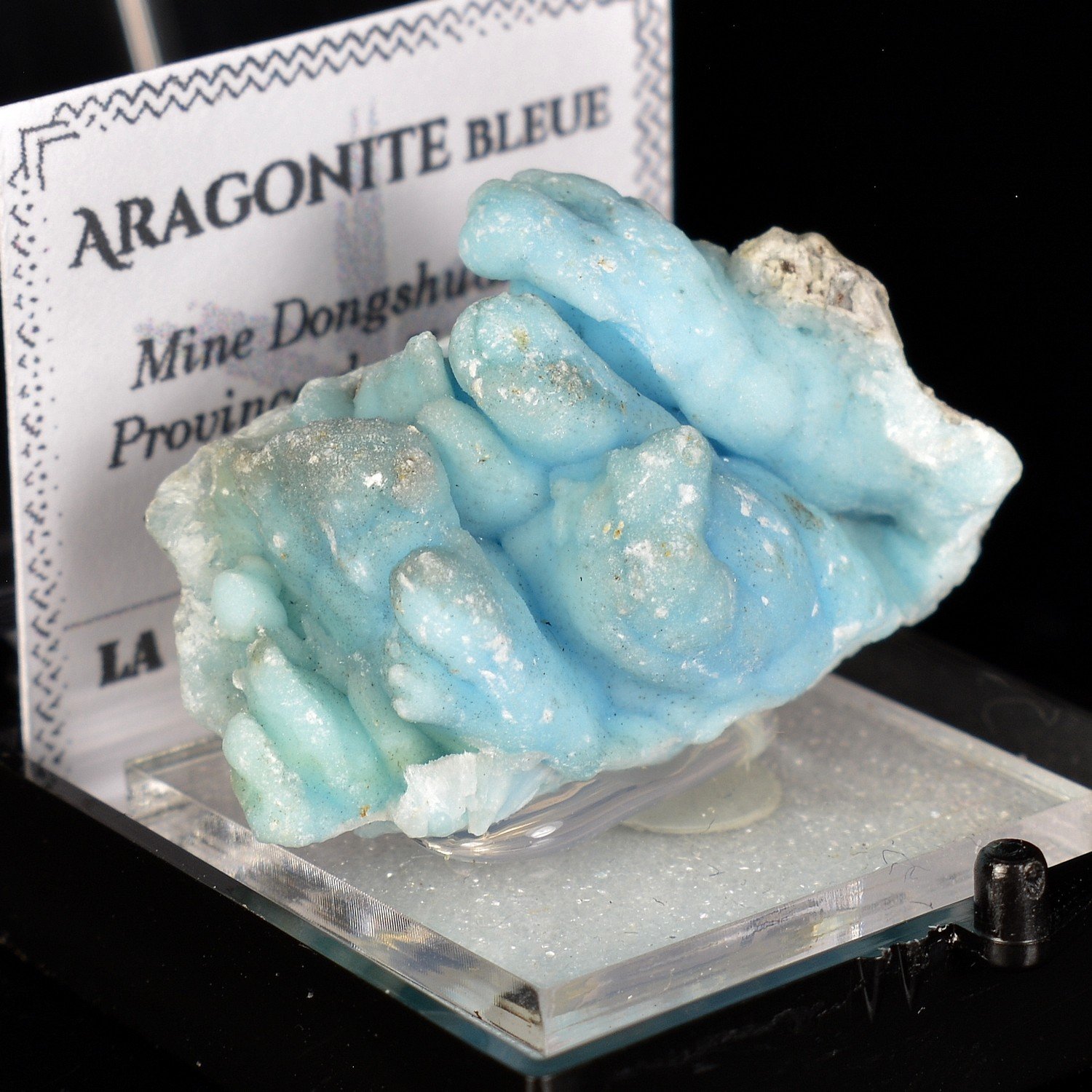 Aragonite - Dongshuang Mine, Yunnan, China