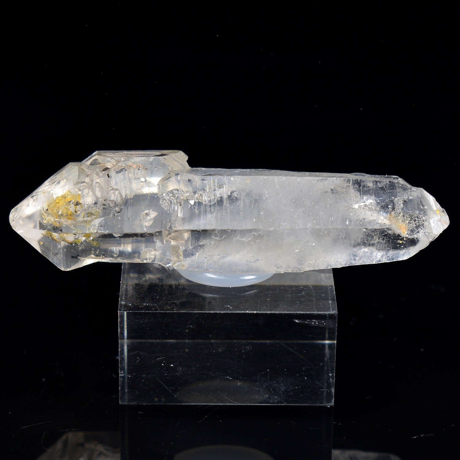 Quartz luciole à inclusions de pétrole - Madirobe, Madagascar