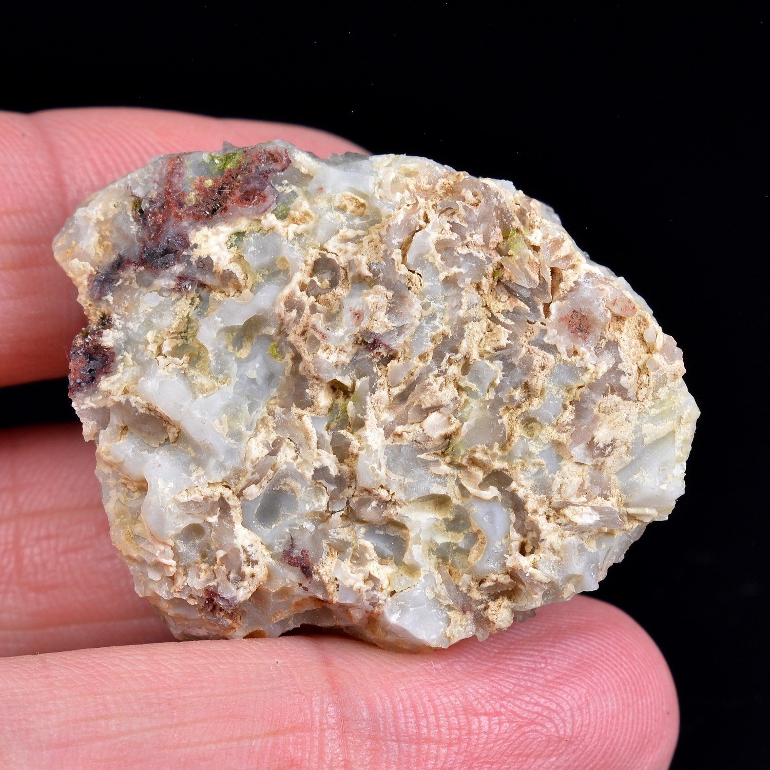 Epidote et quartz - Imilchil, Maroc