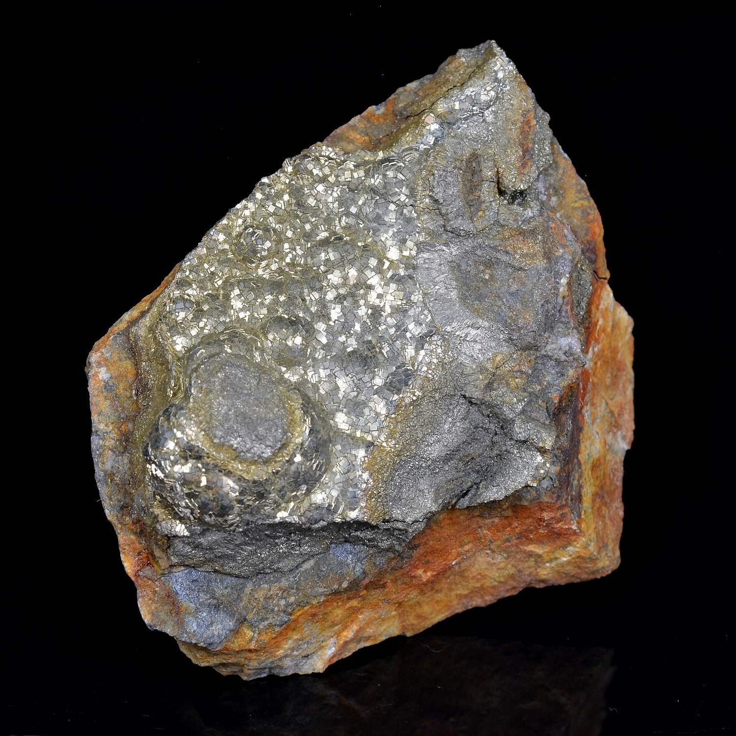 Pyrite - Tréglamus, Côtes d'Armor, France