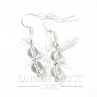 6-7 mm pearl drop earrings - Rock cristal 6-7 mm pearl drop earrings - Rock cristal
