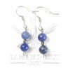 6-7 mm pearl drop earrings - Sodalite