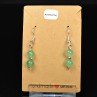 6-7 mm pearl drop earrings - Aventurine