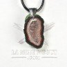 Pendant made from mini geode from Mexico
