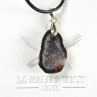 Pendant made from mini geode from Mexico