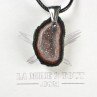 Pendant made from mini geode from Mexico