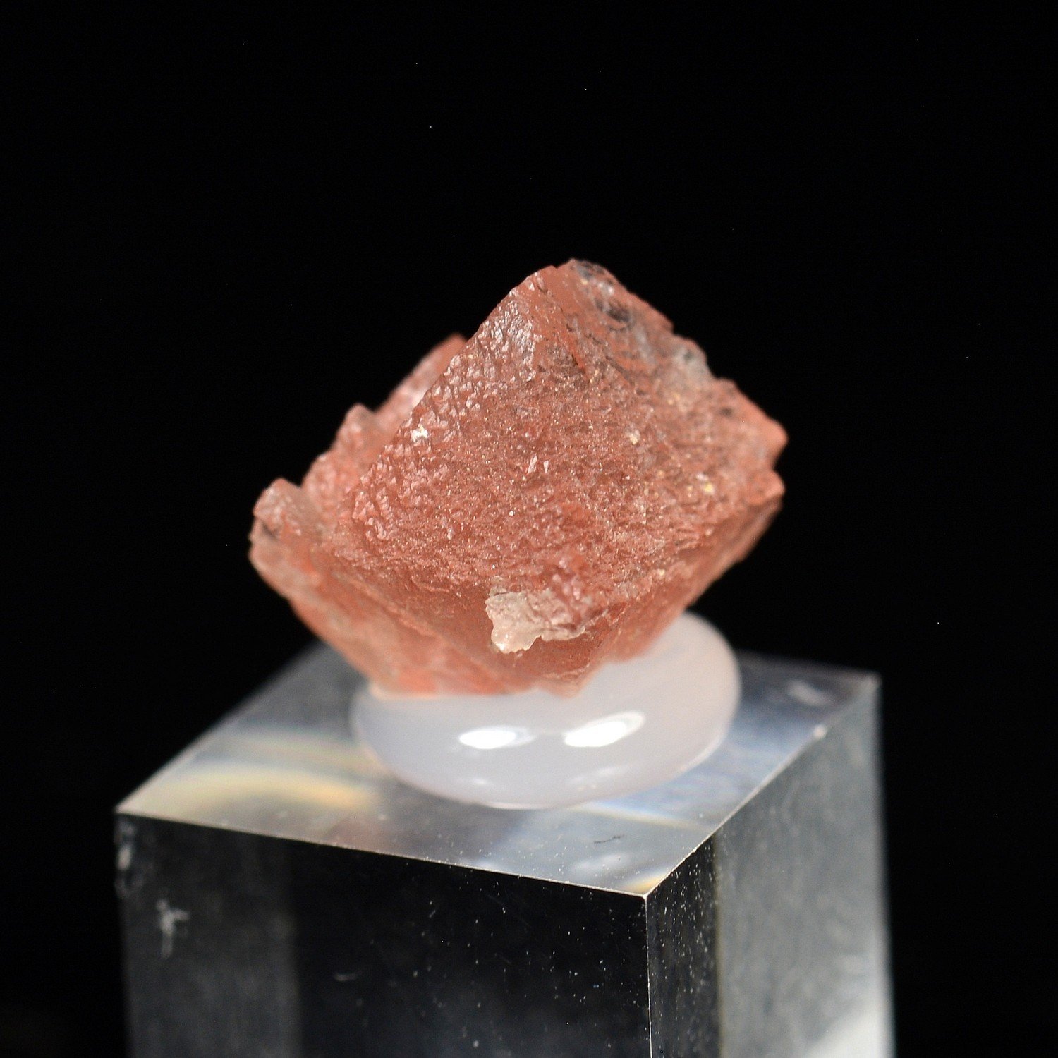 Pink fluorite – South Face of Les Droites, Mont Blanc Massif, France