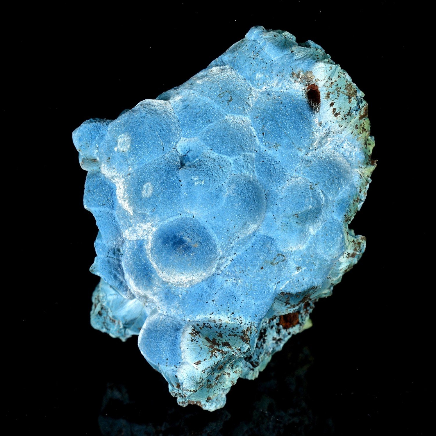 Shattuckite - Tantara Mine, Katanga, DR Congo