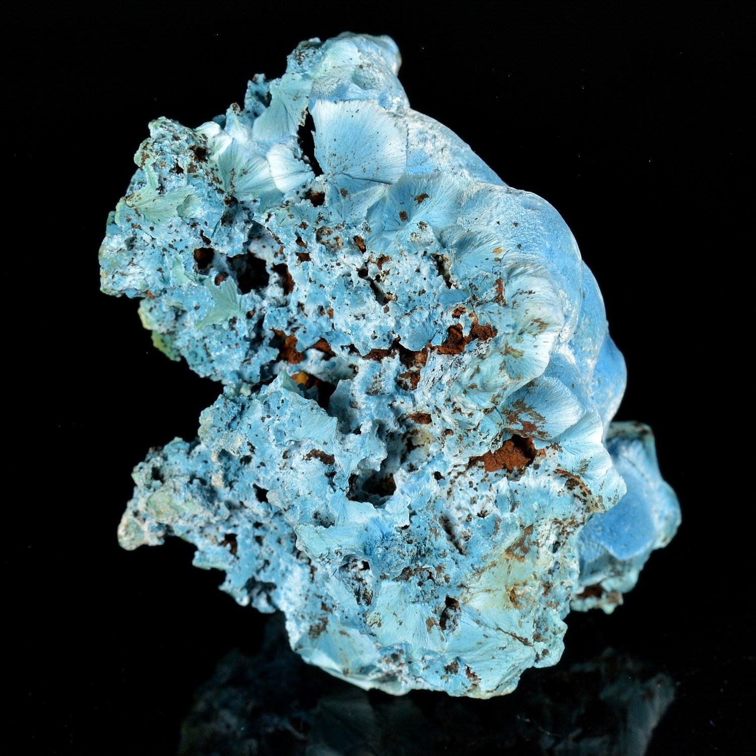 Shattuckite - Tantara Mine, Katanga, DR Congo