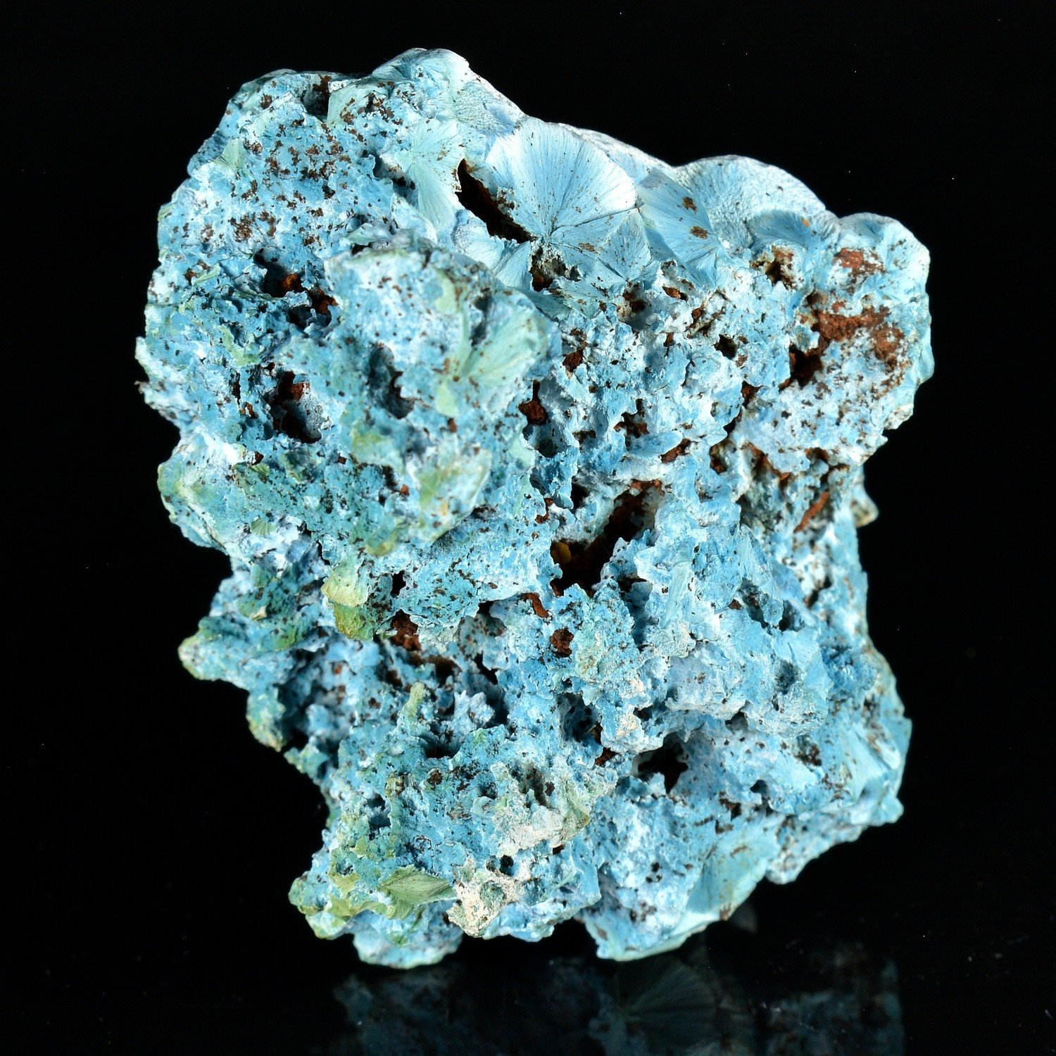 Shattuckite - Mine Tantara, Katanga, RD Congo