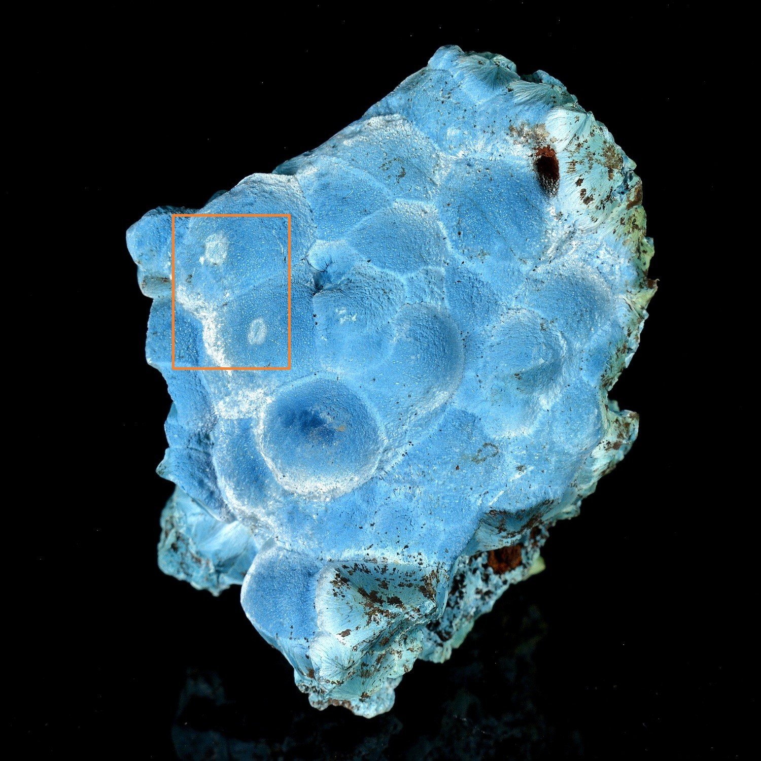 Shattuckite - Mine Tantara, Katanga, RD Congo