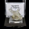 Quartz et pyrite - Mine Huaron, Pérou