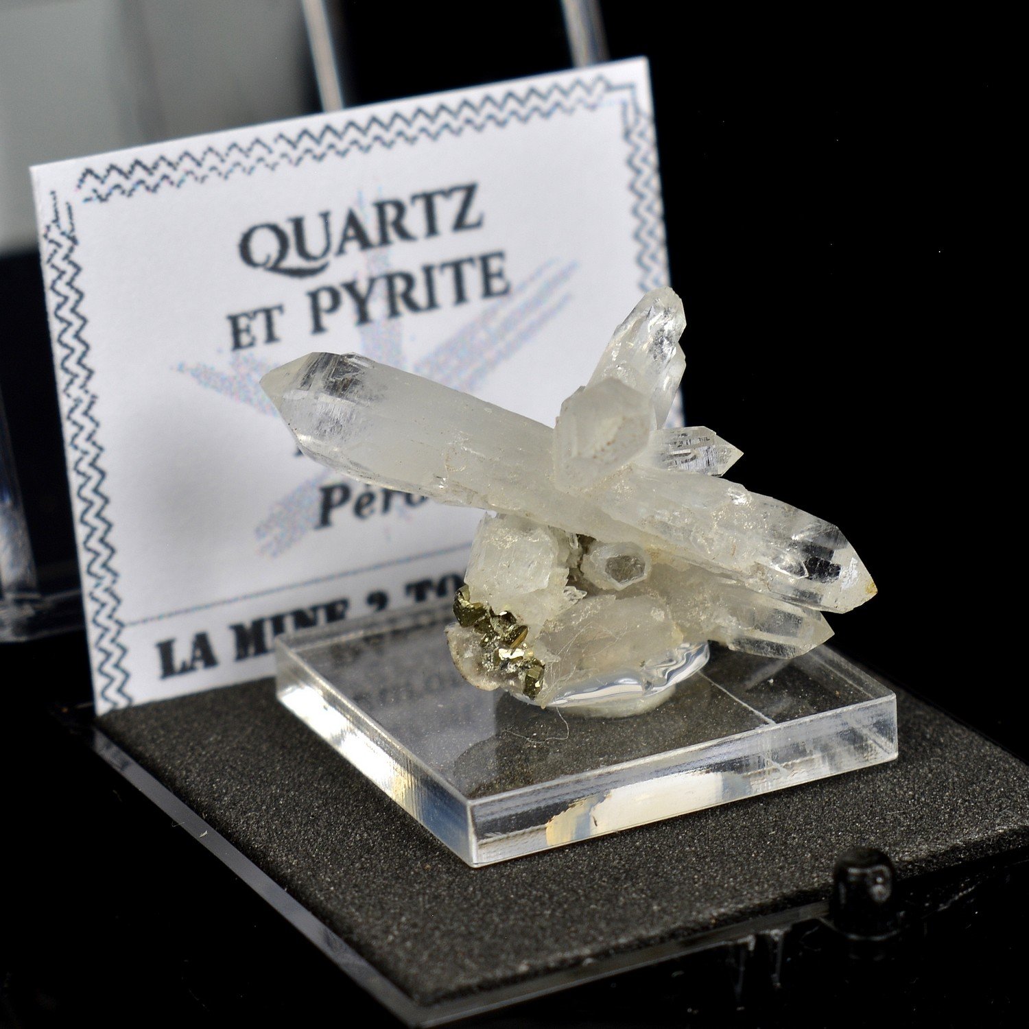 Quartz and pyrite – Huaron Mine, Peru